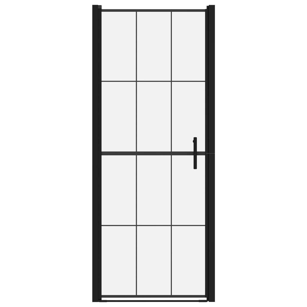 Duschtür Hartglas 91x195 cm Schwarz - Premium Duschkabinen & -türen - Just €276.38! Shop now at homesales4u