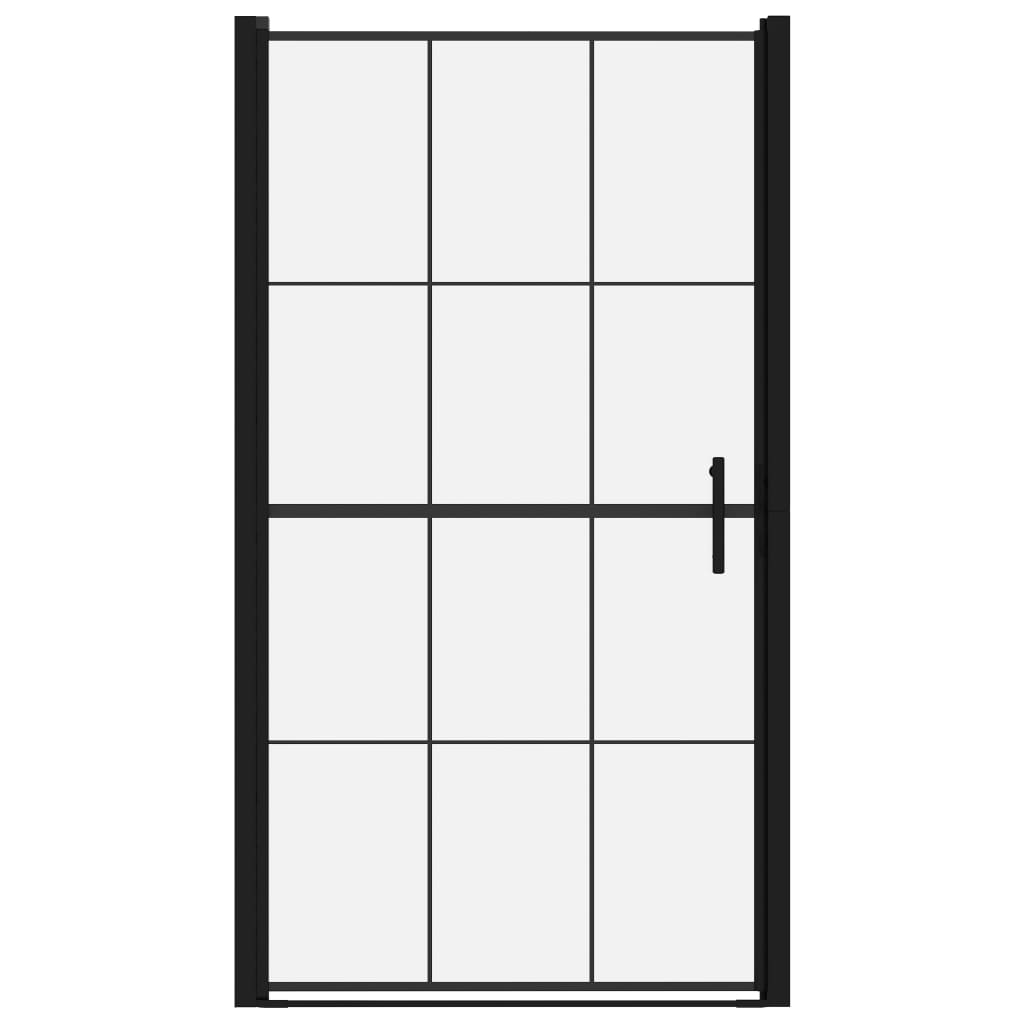 Duschtür Hartglas 100 x 178 cm Schwarz - Premium Duschkabinen & -türen - Just €249.07! Shop now at homesales4u