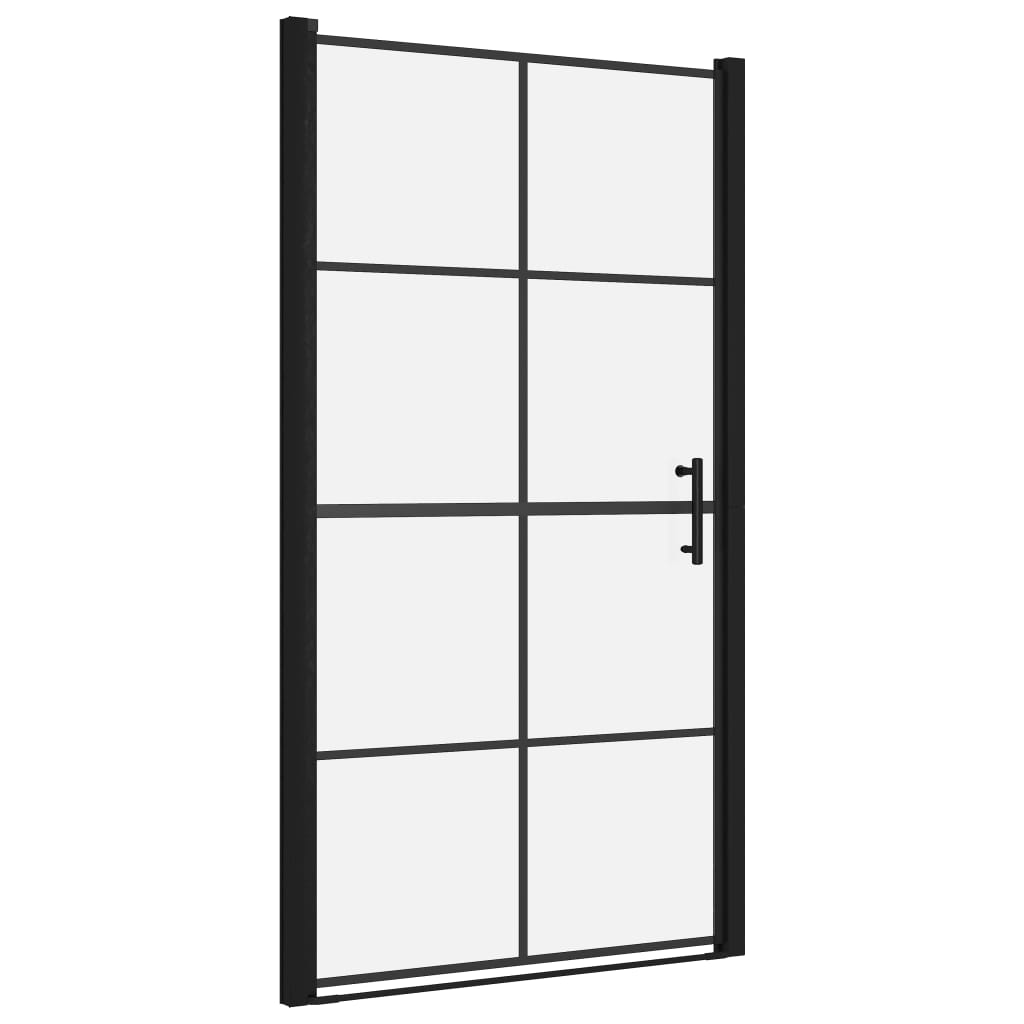 Duschtür Hartglas 100x178 cm Schwarz - Premium Duschkabinen & -türen - Just €250.64! Shop now at homesales4u