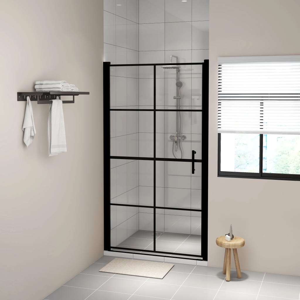 Duschtür Hartglas 100x178 cm Schwarz - Premium Duschkabinen & -türen - Just €250.64! Shop now at homesales4u