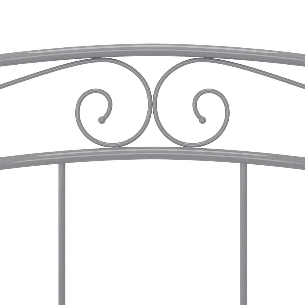 Bett Grau Metall 200x200 cm - Premium Betten & Bettgestelle - Just €194.40! Shop now at homesales4u