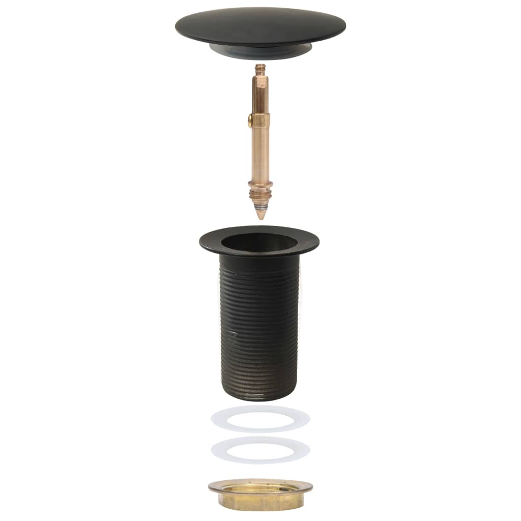 Ablaufgarnitur ohne Überlauf Grau 6,4x6,4x9,1 cm - Premium Armaturen - Just €22.10! Shop now at homesales4u