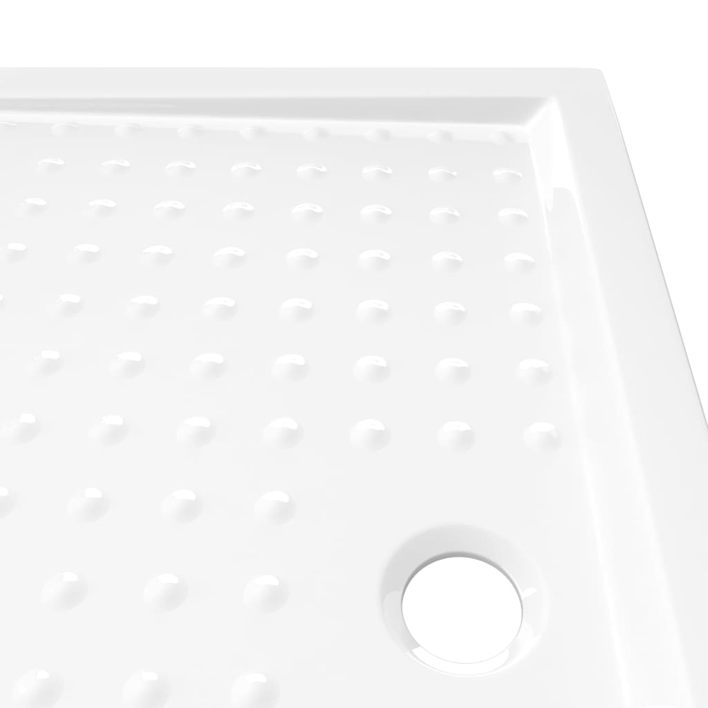 Duschwanne Anti-Rutsch Weiß 80x100x4 cm ABS - Premium Duschwannen - Just €165.60! Shop now at homesales4u