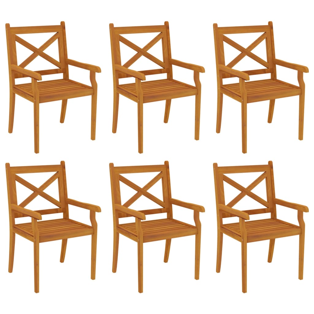 7-tlg. Garten-Essgruppe Massivholz Akazie - Premium Gartenmöbel-Sets - Just €889.97! Shop now at homesales4u