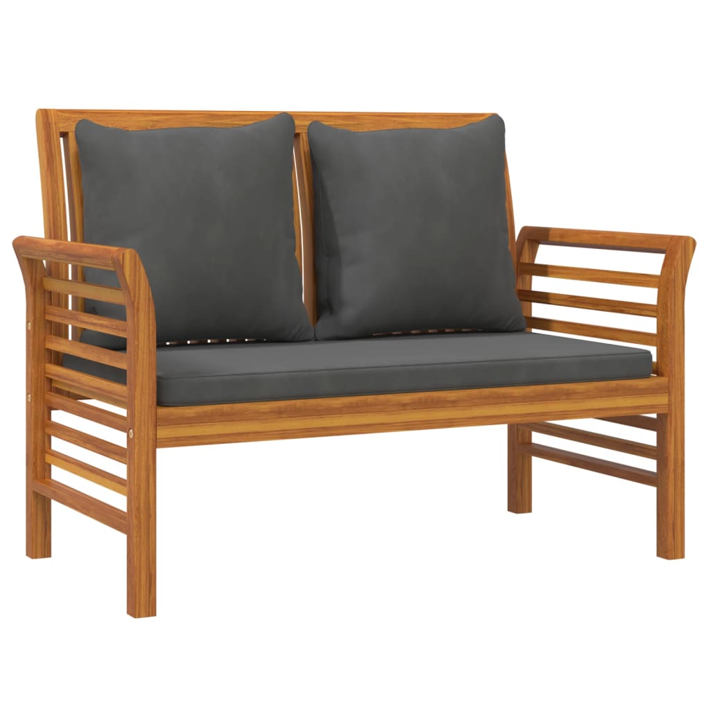 4-tlg. Garten-Lounge-Set mit Kissen Massivholz Akazie - Premium Gartenmöbel-Sets - Just €625.57! Shop now at homesales4u