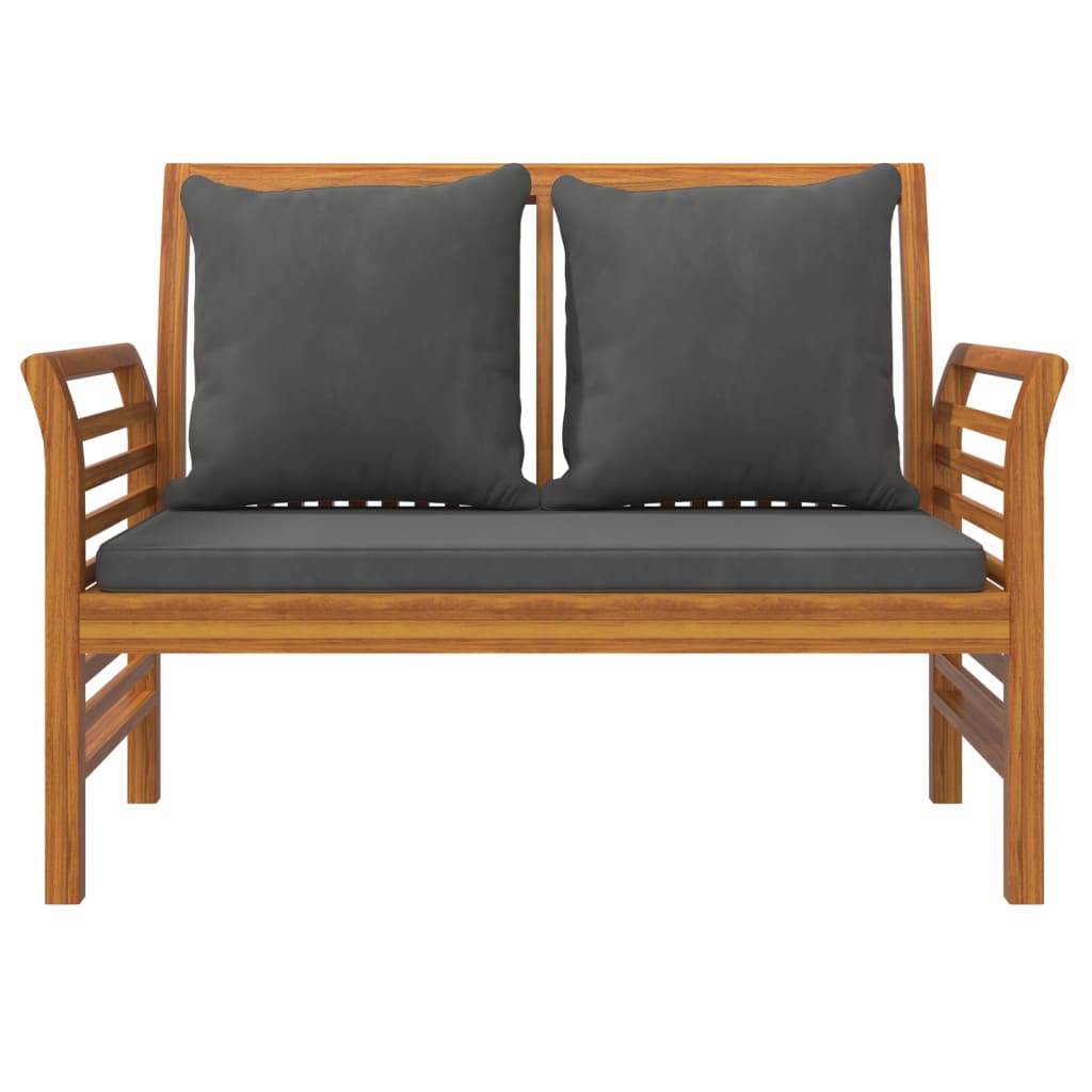 4-tlg. Garten-Lounge-Set mit Kissen Massivholz Akazie - Premium Gartenmöbel-Sets - Just €625.57! Shop now at homesales4u