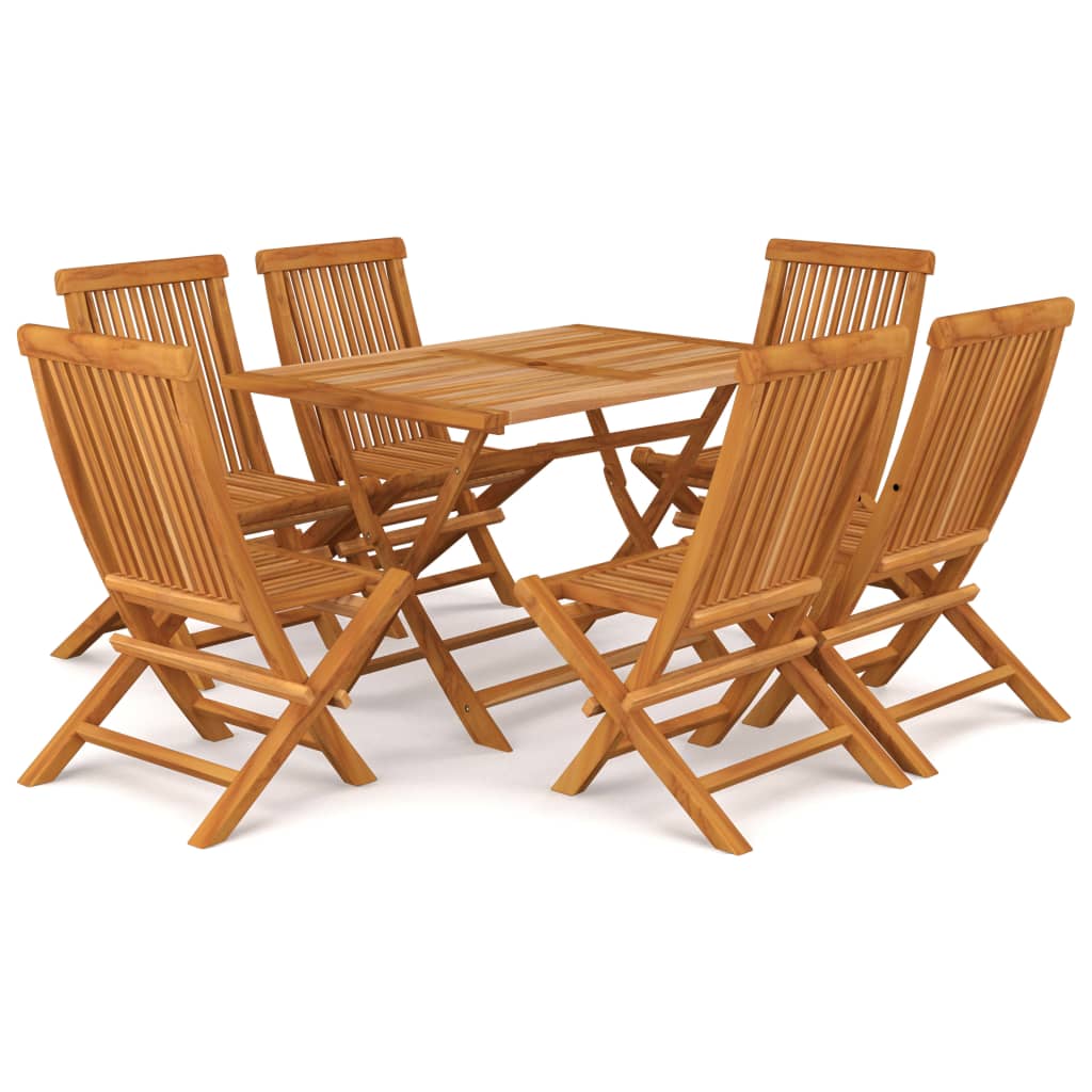 7-tlg. Garten-Essgruppe Massivholz Teak - Premium Gartenmöbel-Sets - Just €642.62! Shop now at homesales4u