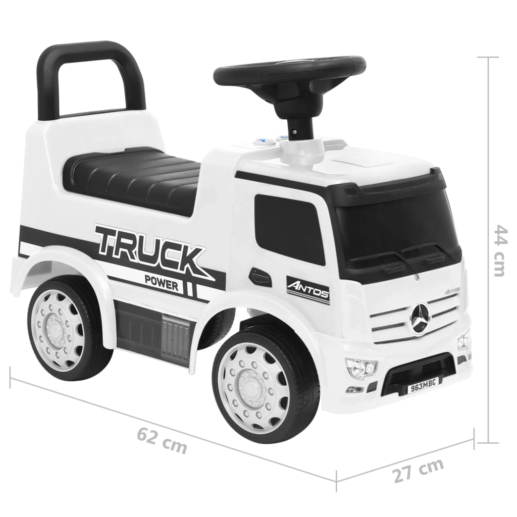 Rutschauto Mercedes-Benz Weiß - Premium Lauflernwagen & Rutsch- & Tretfahrzeuge - Just €81.41! Shop now at homesales4u