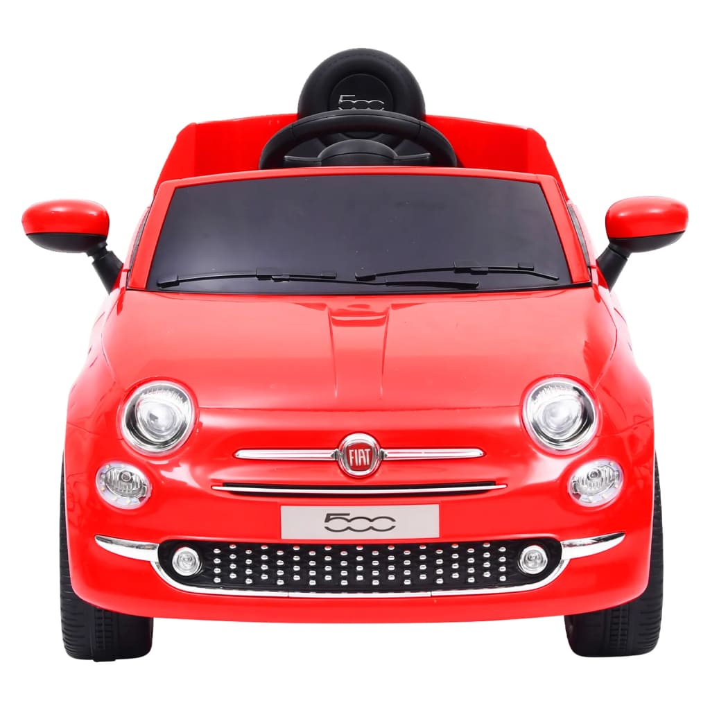 Kinder-Elektroauto Fiat 500 Rot - Premium Lauflernwagen & Rutsch- & Tretfahrzeuge - Just €347.56! Shop now at homesales4u