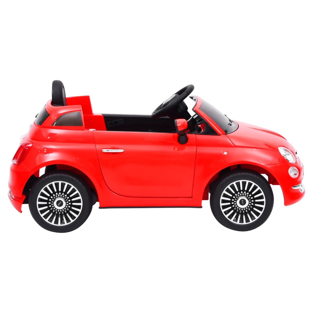 Kinder-Elektroauto Fiat 500 Rot - Premium Lauflernwagen & Rutsch- & Tretfahrzeuge - Just €347.56! Shop now at homesales4u