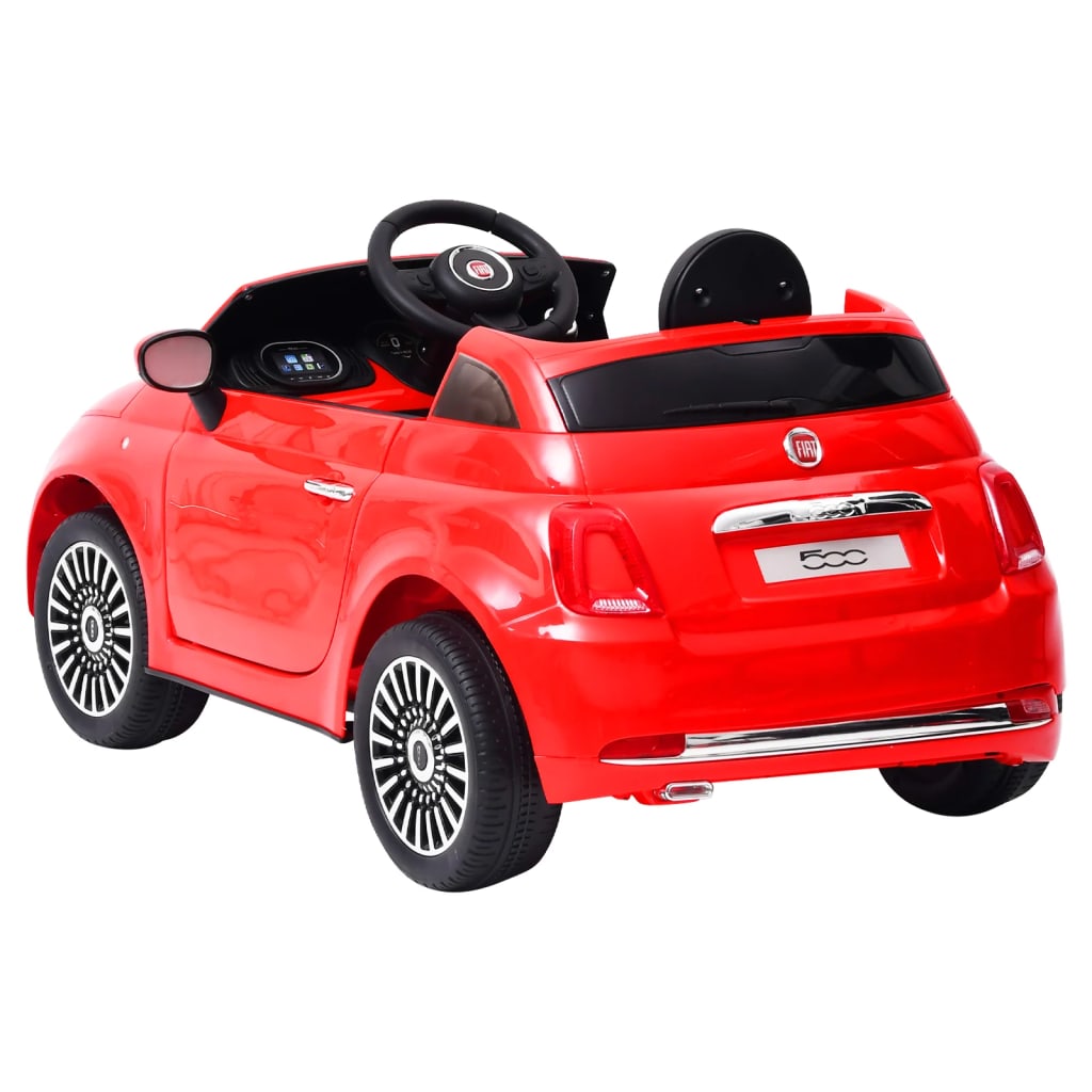 Kinder-Elektroauto Fiat 500 Rot - Premium Lauflernwagen & Rutsch- & Tretfahrzeuge - Just €347.56! Shop now at homesales4u