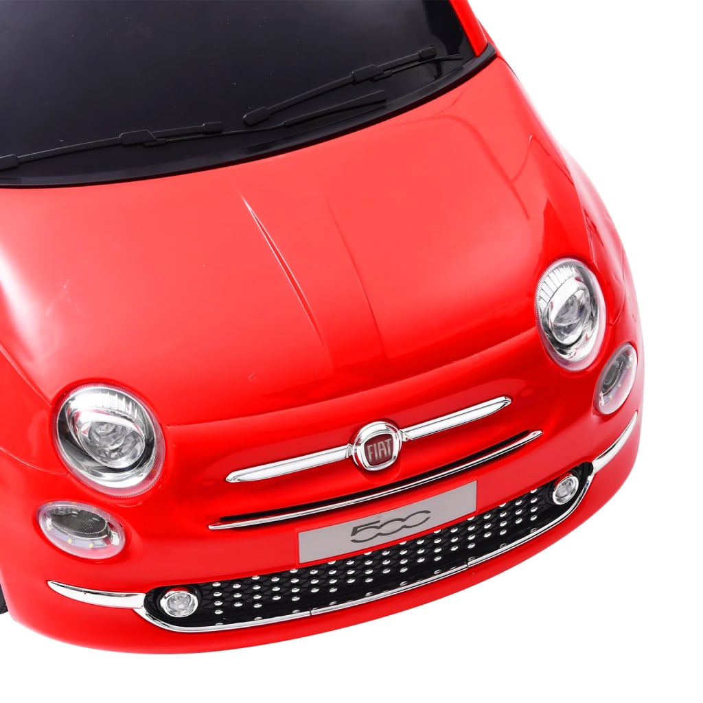 Kinder-Elektroauto Fiat 500 Rot - Premium Lauflernwagen & Rutsch- & Tretfahrzeuge - Just €347.56! Shop now at homesales4u