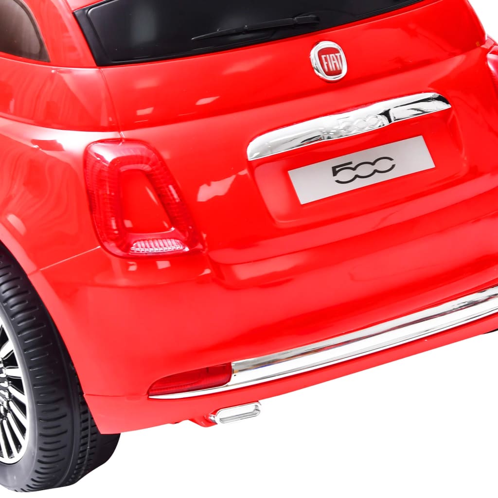 Kinder-Elektroauto Fiat 500 Rot - Premium Lauflernwagen & Rutsch- & Tretfahrzeuge - Just €347.56! Shop now at homesales4u