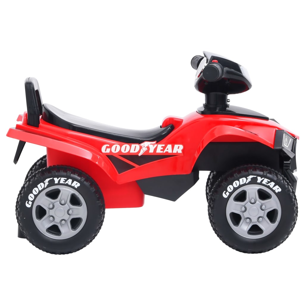 Aufsitz-Quad für Kinder Good Year Rot - Premium Lauflernwagen & Rutsch- & Tretfahrzeuge - Just €71.61! Shop now at homesales4u