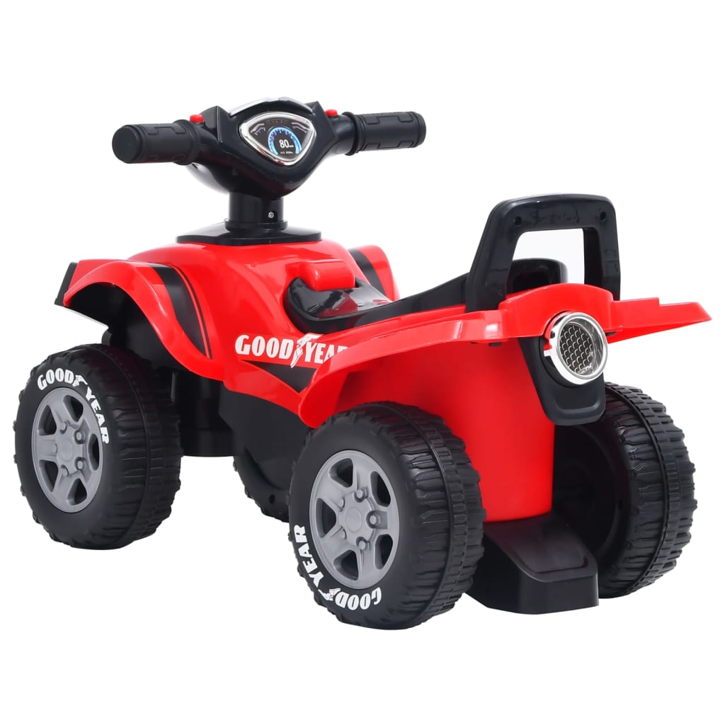 Aufsitz-Quad für Kinder Good Year Rot - Premium Lauflernwagen & Rutsch- & Tretfahrzeuge - Just €71.61! Shop now at homesales4u