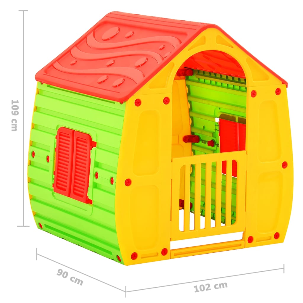 Kinderspielhaus 102x90x109 cm - Premium Spielhäuser - Just €134.49! Shop now at homesales4u