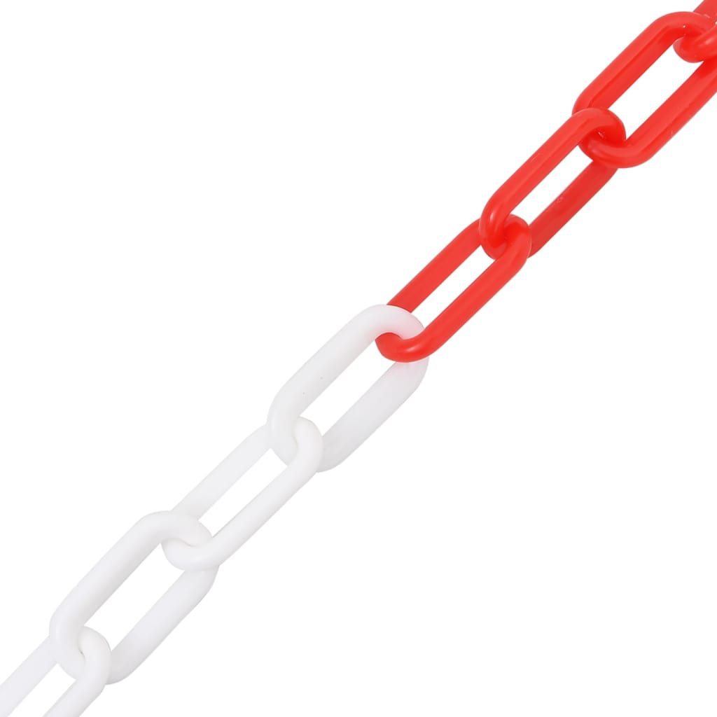 Absperrkette Rot und Weiß 100 m Ø4 mm Kunststoff - Premium Sicherheitsmarkierungen - Just €81! Shop now at homesales4u