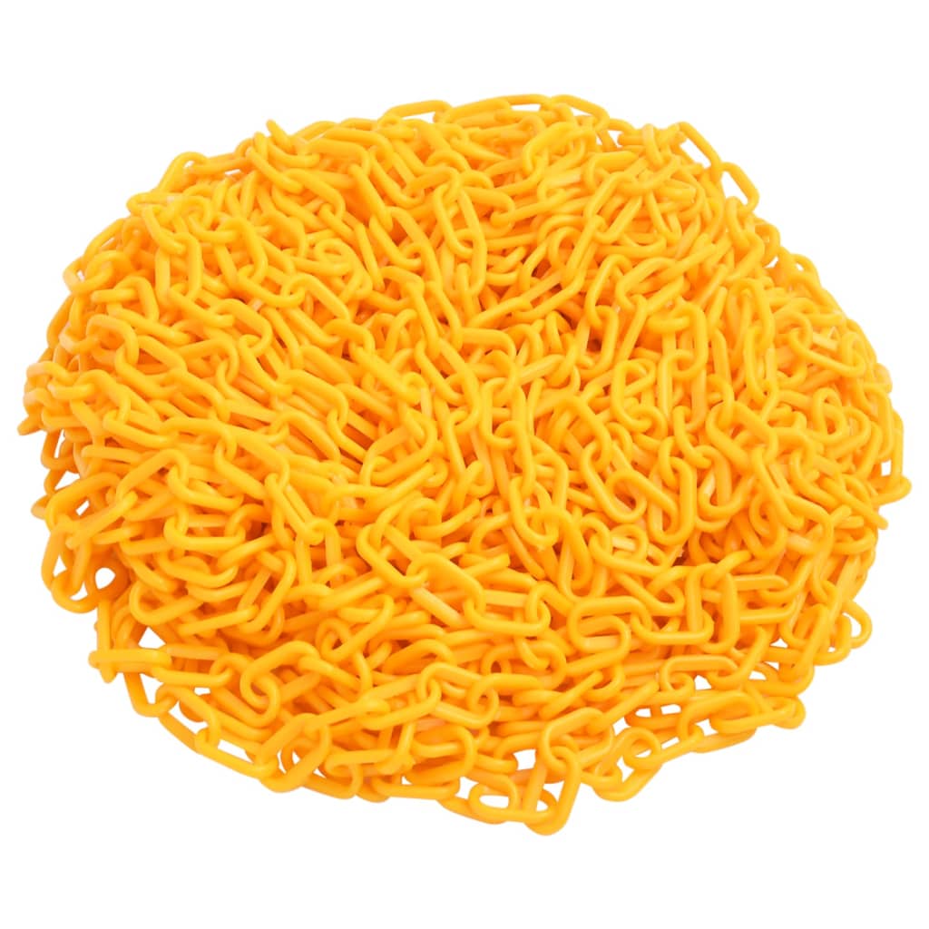 Absperrkette Gelb 100 m Ø6 mm Kunststoff - Premium Sicherheitsmarkierungen - Just €100.19! Shop now at homesales4u