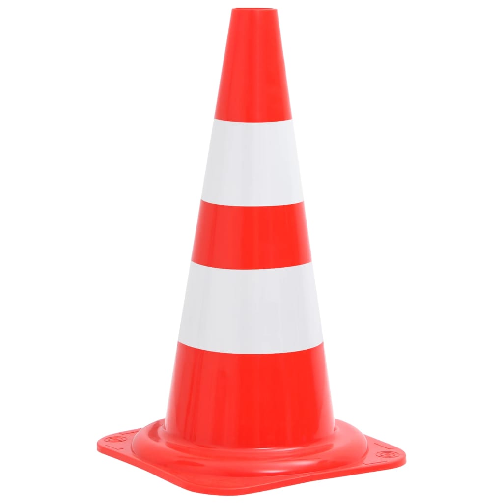 Reflektierende Verkehrskegel 20 Stk. Rot und Weiß 50 cm - Premium Verkehrsschilder - Just €204.08! Shop now at homesales4u
