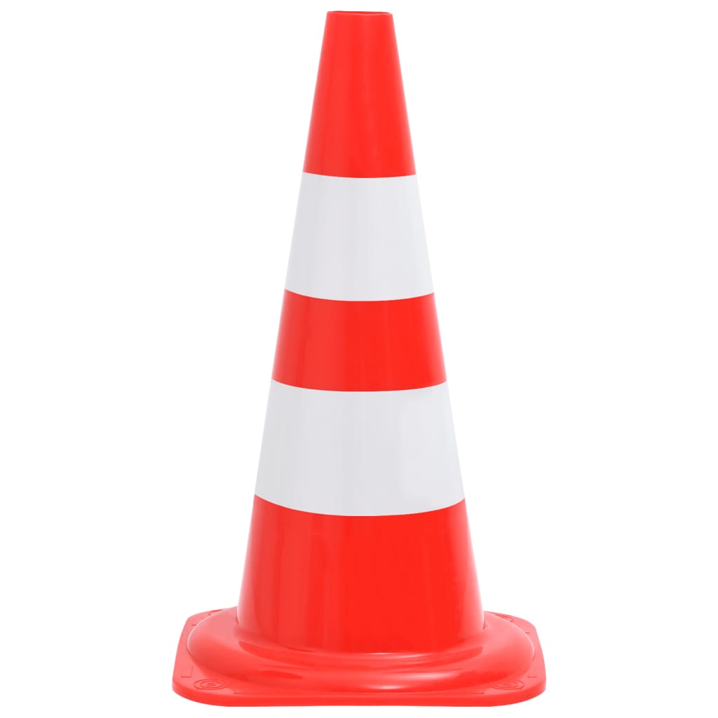 Reflektierende Verkehrskegel 20 Stk. Rot und Weiß 50 cm - Premium Verkehrsschilder - Just €204.08! Shop now at homesales4u