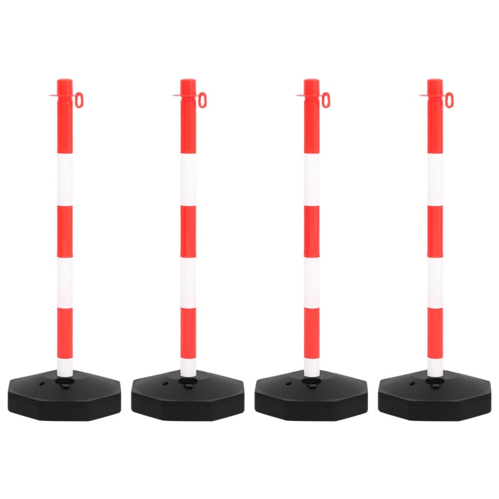 Kettenpfosten-Set mit 10 m Kunststoffkette - Premium Verkehrsschilder - Just €78.09! Shop now at homesales4u