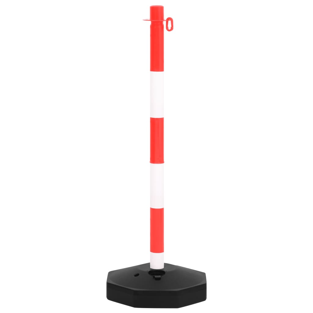 Kettenpfosten-Set mit 10 m Kunststoffkette - Premium Verkehrsschilder - Just €78.09! Shop now at homesales4u