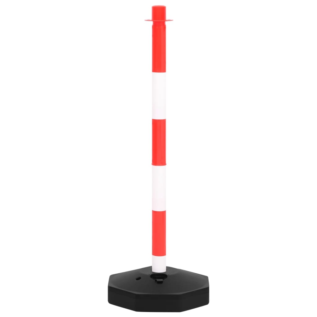 Kettenpfosten-Set mit 10 m Kunststoffkette - Premium Verkehrsschilder - Just €78.09! Shop now at homesales4u
