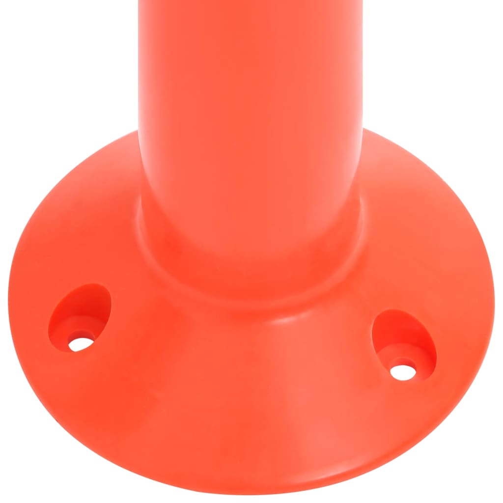 Absperrpfosten 10 Stk. mit Kette 75 cm PE - Premium Verkehrsschilder - Just €255.27! Shop now at homesales4u