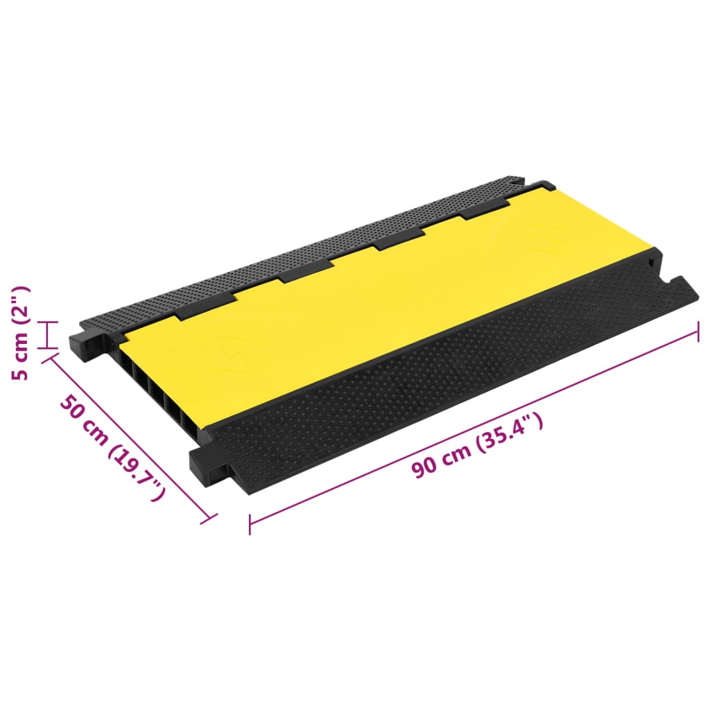 Kabelbrücke 5 Kanäle Gummi 90 cm - Premium Verkehrsschilder - Just €81.75! Shop now at homesales4u