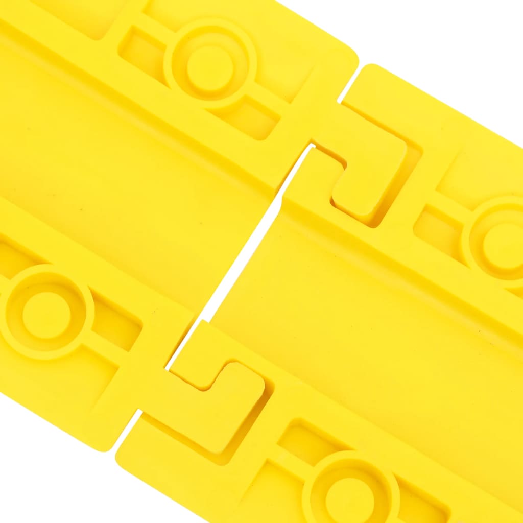 Kabelbrücken 4 Stk. 98,5 cm Gelb - Premium Verkehrsschilder - Just €48.58! Shop now at homesales4u