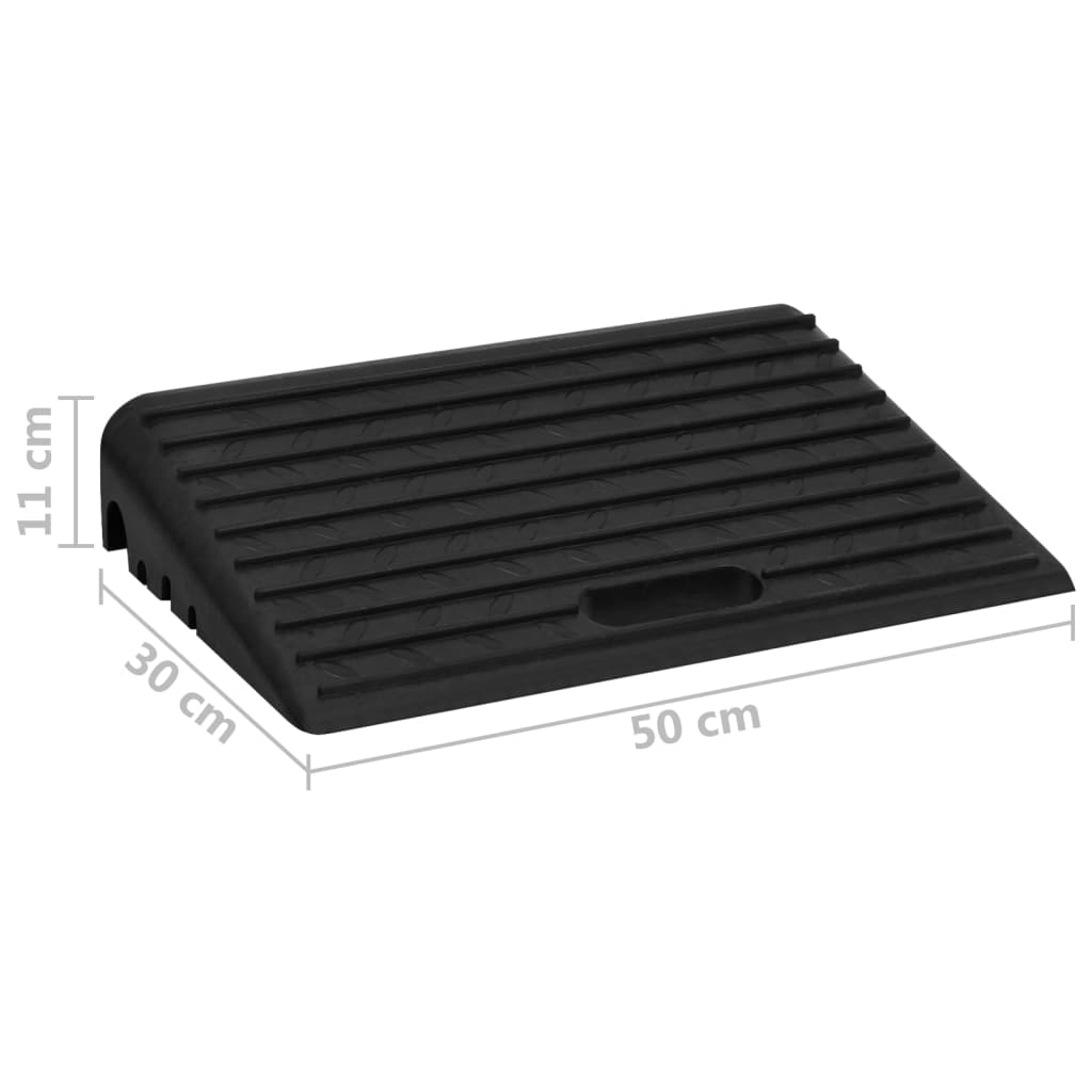 Bordsteinrampen 2 Stk. 50x30x11 cm Gummi - Premium Verkehrsschilder - Just €85.93! Shop now at homesales4u