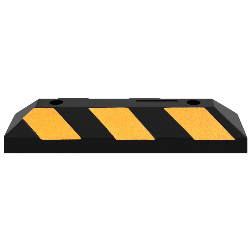 Reflektierende Parkblöcke 2 Stk. 56x15x10 cm Gummi - Premium Parkplatzschilder - Just €65.87! Shop now at homesales4u