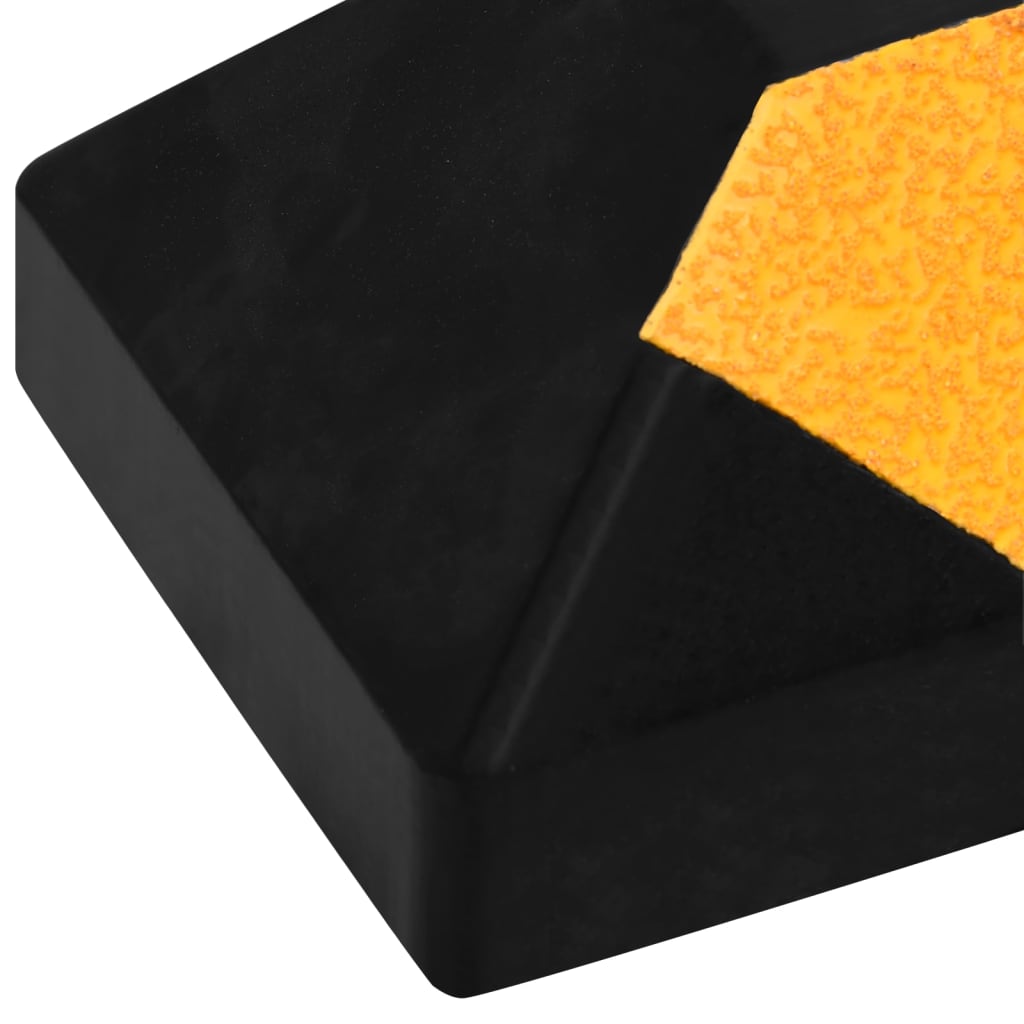 Reflektierende Parkblöcke 2 Stk. 56x15x10 cm Gummi - Premium Parkplatzschilder - Just €65.87! Shop now at homesales4u