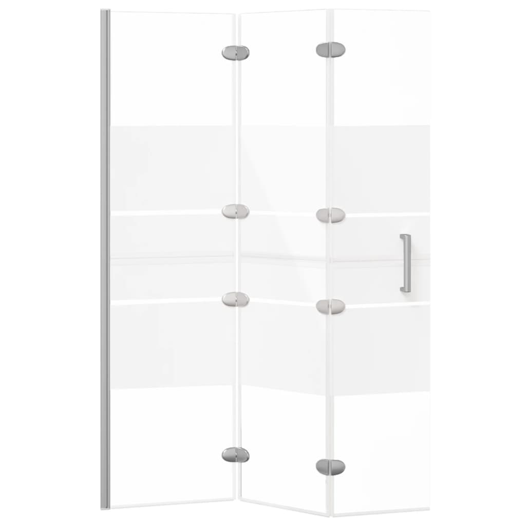 Faltbare Duschkabine ESG 100x140 cm Weiß - Premium Duschkabinen & -türen - Just €193.33! Shop now at homesales4u