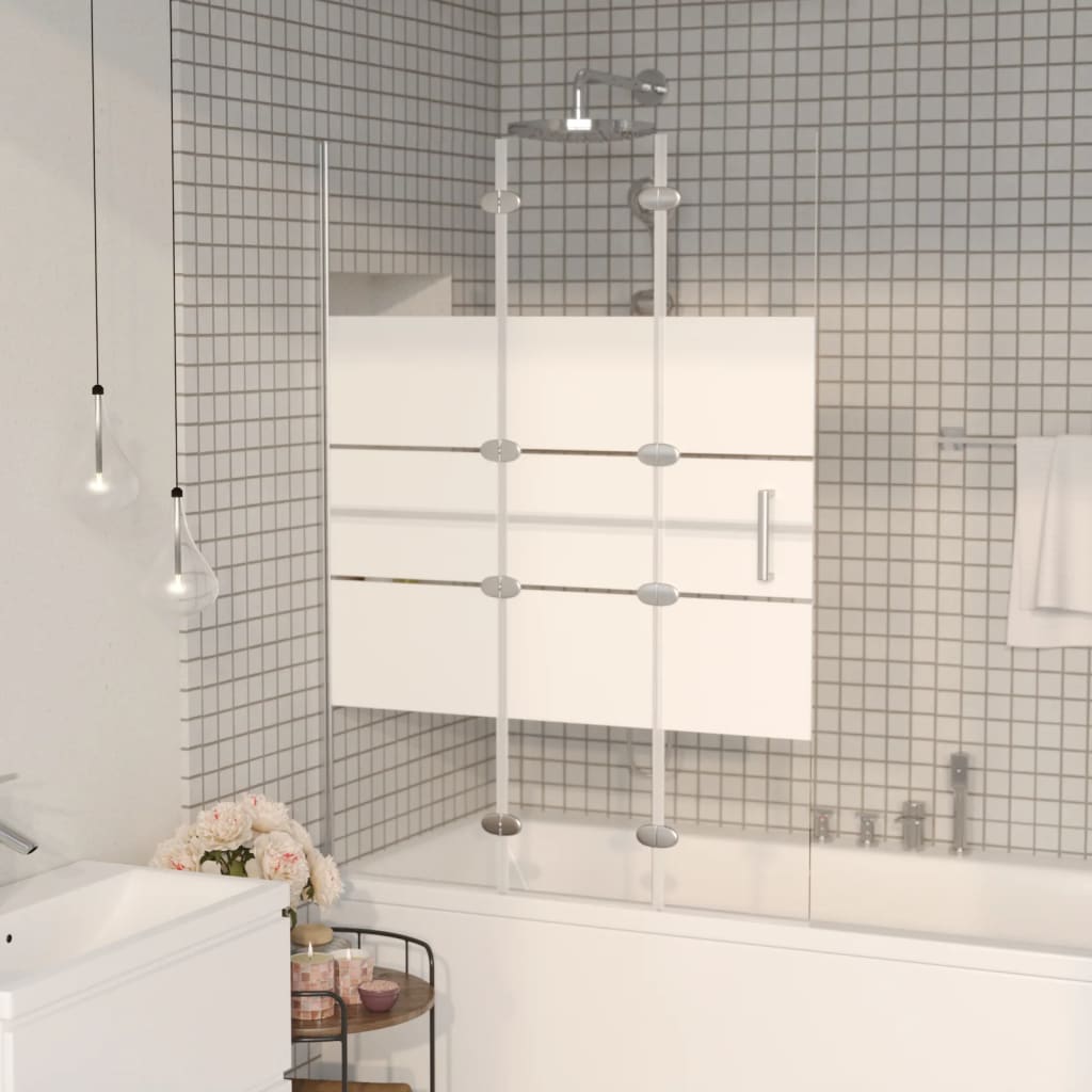 Faltbare Duschkabine ESG 100x140 cm Weiß - Premium Duschkabinen & -türen - Just €193.33! Shop now at homesales4u