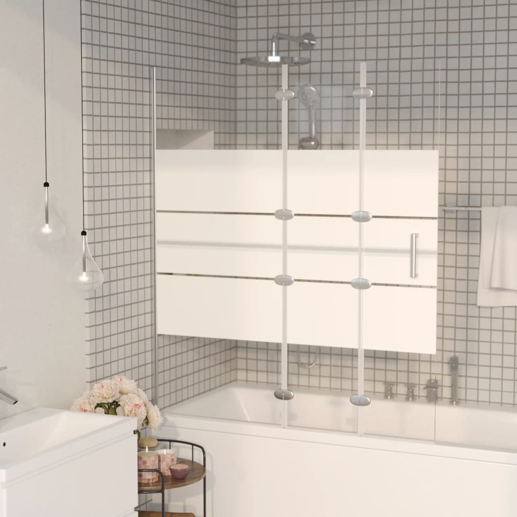 Faltbare Duschkabine ESG 120x140 cm Weiß - Premium Duschkabinen & -türen - Just €210.22! Shop now at homesales4u
