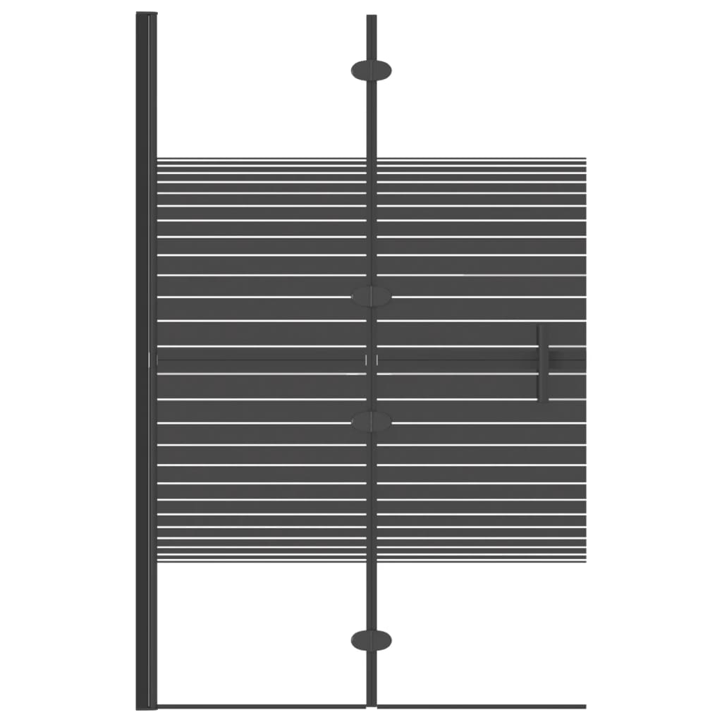Faltbare Duschkabine ESG 80x140 cm Schwarz - Premium Duschkabinen & -türen - Just €161.74! Shop now at homesales4u