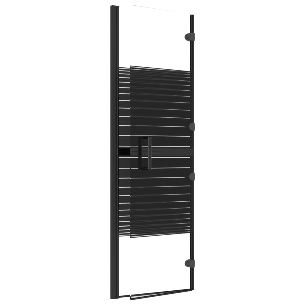 Faltbare Duschkabine ESG 80x140 cm Schwarz - Premium Duschkabinen & -türen - Just €161.74! Shop now at homesales4u