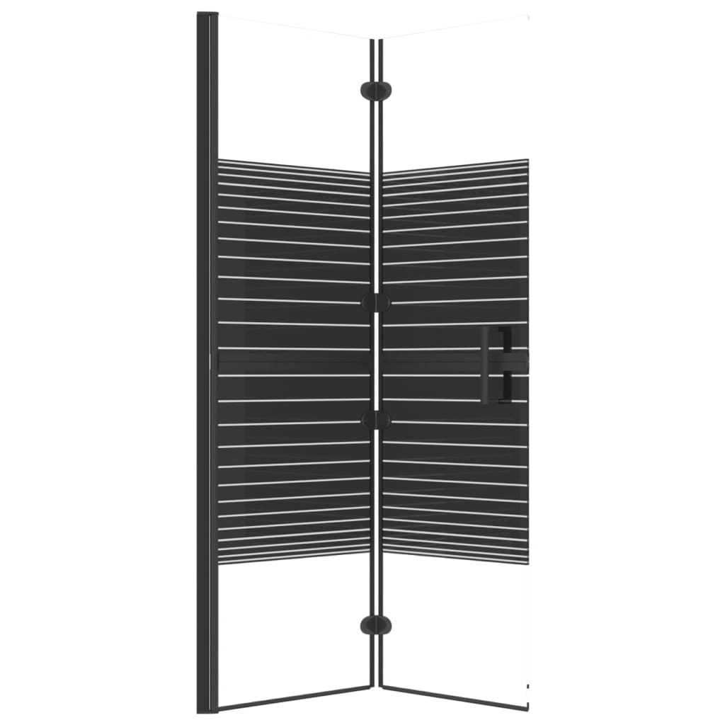 Faltbare Duschkabine ESG 100x140 cm Schwarz - Premium Duschkabinen & -türen - Just €187.05! Shop now at homesales4u