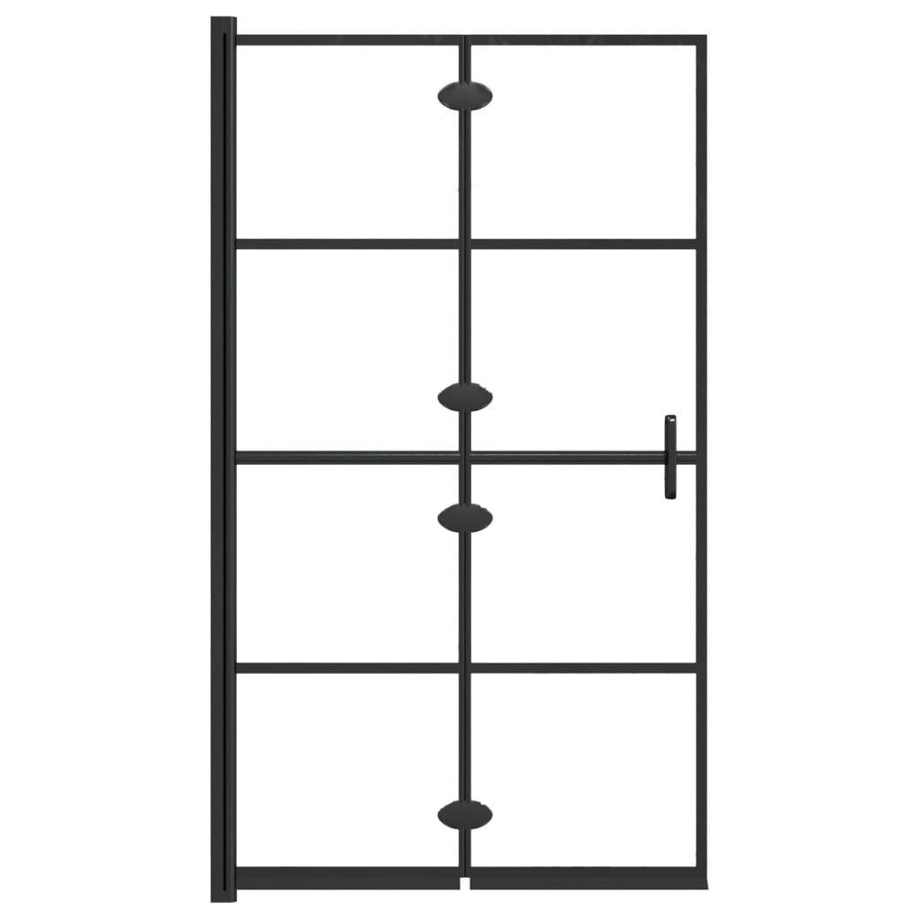 Faltbare Duschkabine ESG 80x140 cm Schwarz - Premium Duschkabinen & -türen - Just €182.16! Shop now at homesales4u