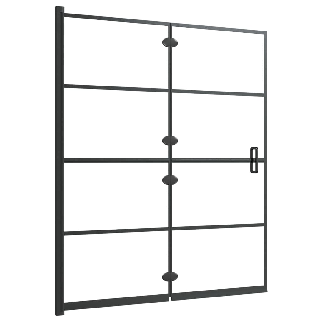 Faltbare Duschkabine ESG 120x140 cm Schwarz - Premium Duschkabinen & -türen - Just €222.06! Shop now at homesales4u