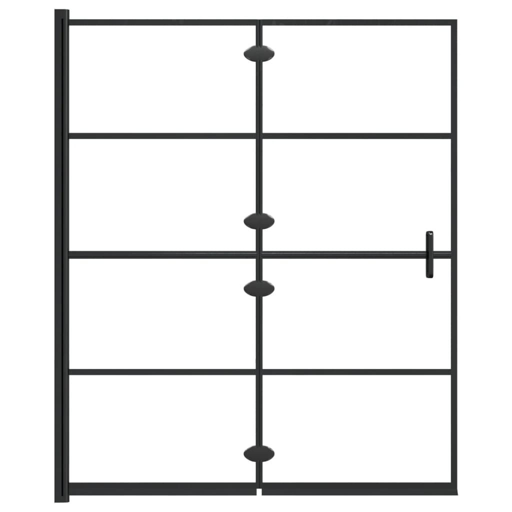 Faltbare Duschkabine ESG 120x140 cm Schwarz - Premium Duschkabinen & -türen - Just €222.06! Shop now at homesales4u