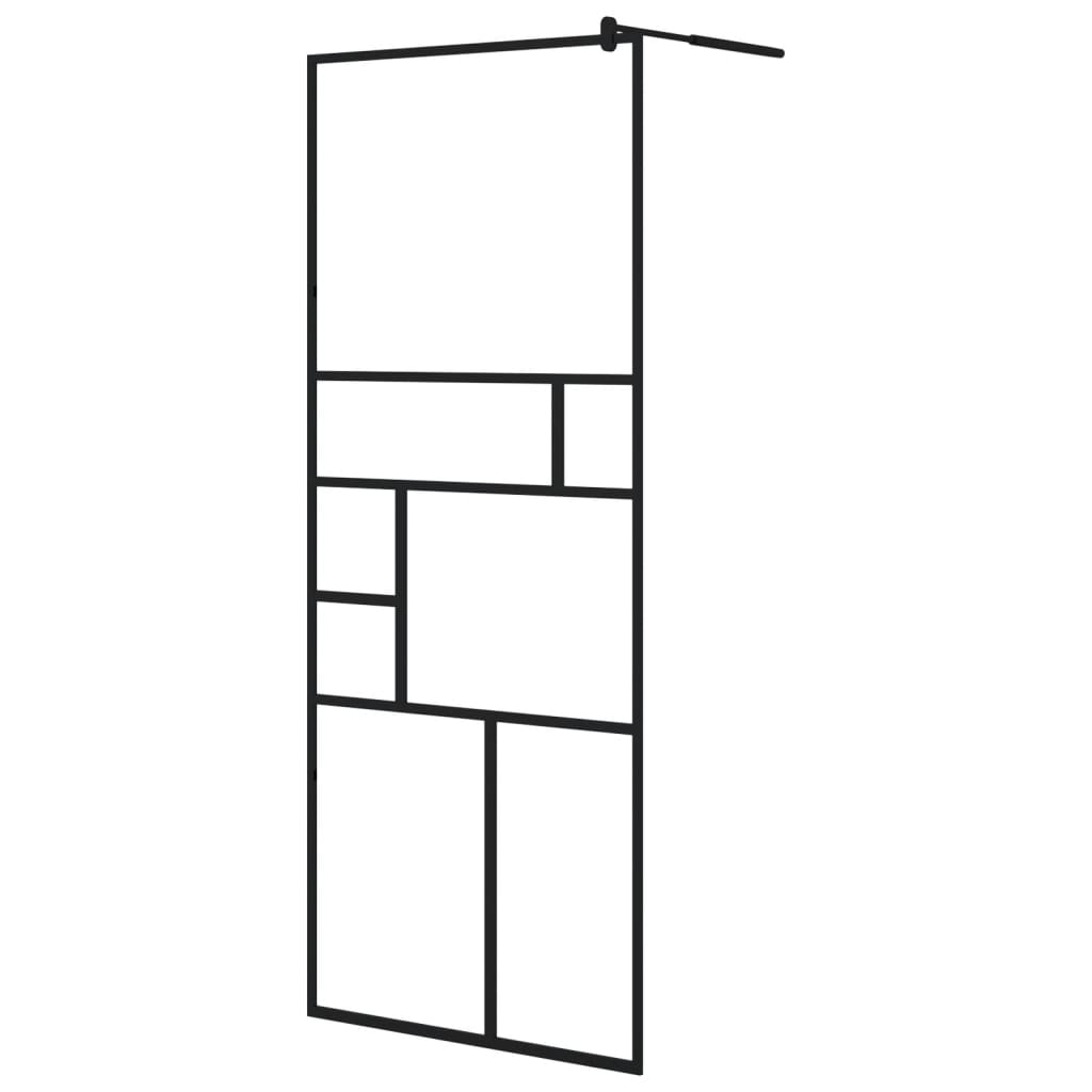 Duschwand für Begehbare Dusche mit Klarem ESG Glas 80x195 cm - Premium Duschwände - Just €200.02! Shop now at homesales4u