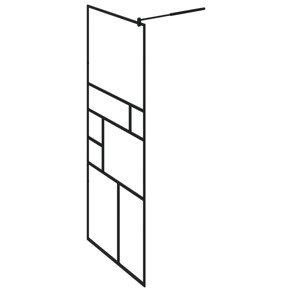 Duschwand für Begehbare Dusche mit Klarem ESG Glas 80x195 cm - Premium Duschwände - Just €200.02! Shop now at homesales4u