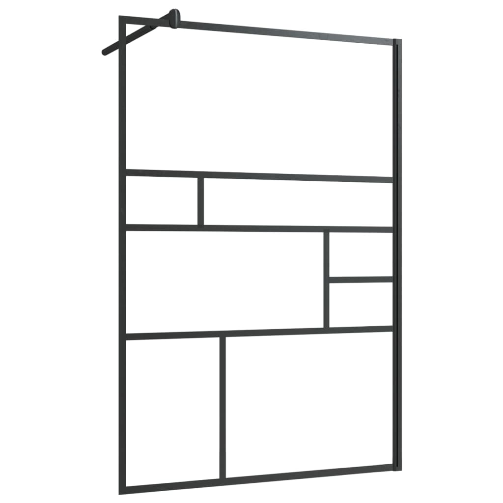 Duschwand für Begehbare Dusche mit Klarem ESG Glas 115x195 cm - Premium Duschwände - Just €258.20! Shop now at homesales4u