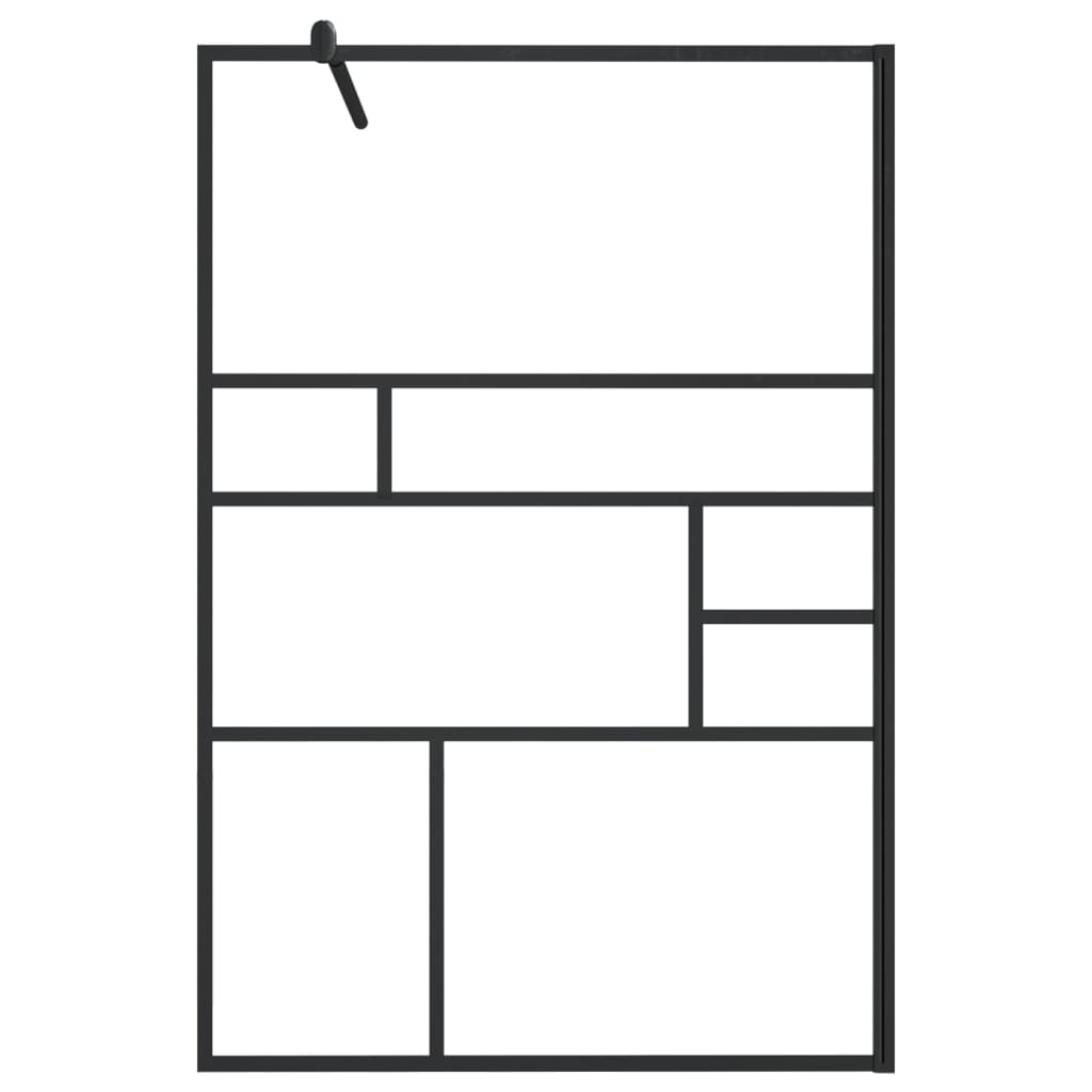 Duschwand für Begehbare Dusche mit Klarem ESG Glas 115x195 cm - Premium Duschwände - Just €258.20! Shop now at homesales4u