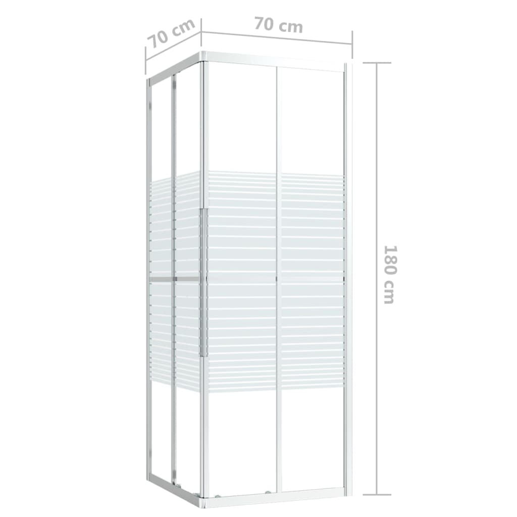 Duschkabine ESG 70x70x180 cm - Premium Duschkabinen & -türen - Just €318.53! Shop now at homesales4u