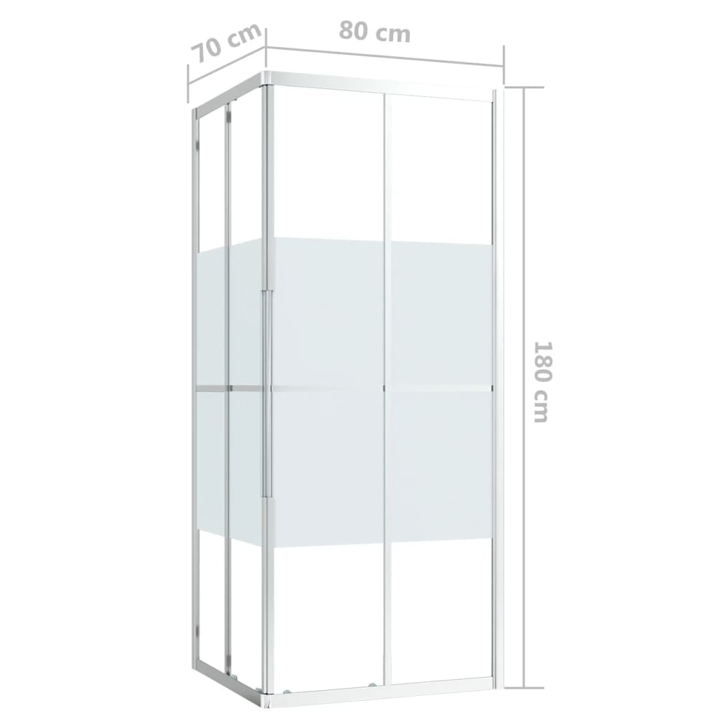 Duschkabine ESG 80x70x180 cm - Premium Duschkabinen & -türen - Just €315.56! Shop now at homesales4u