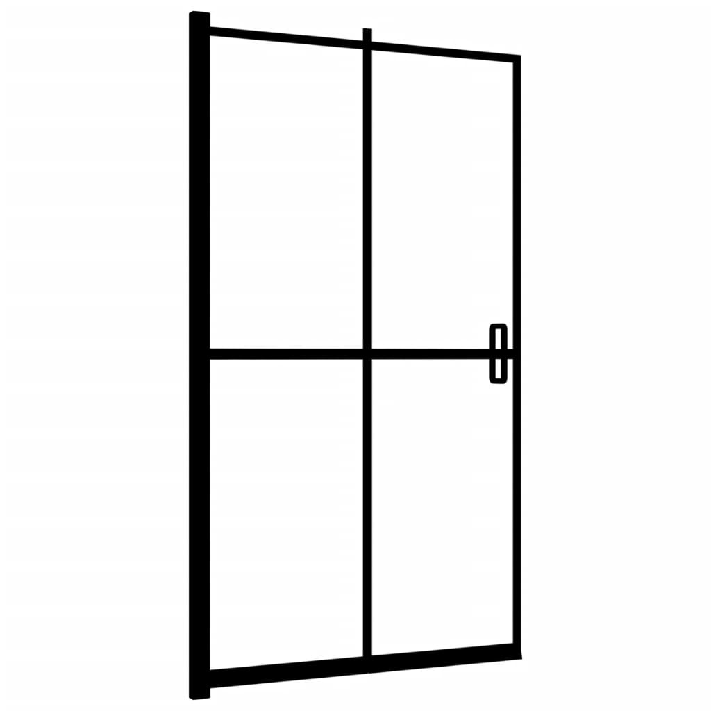 Faltbare Duschkabine ESG Schwarz 120x140 cm - Premium Duschkabinen & -türen - Just €195.03! Shop now at homesales4u
