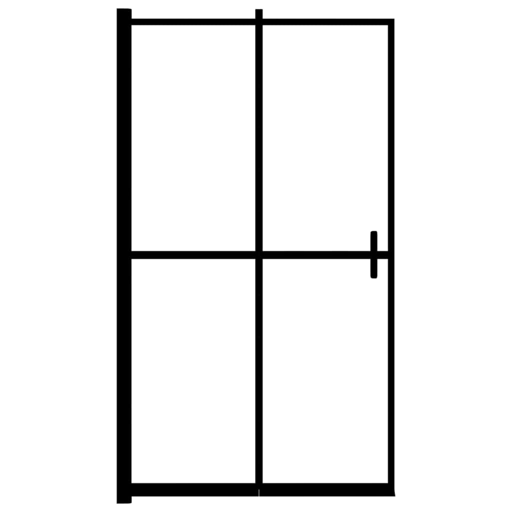 Faltbare Duschkabine ESG Schwarz 120x140 cm - Premium Duschkabinen & -türen - Just €195.03! Shop now at homesales4u